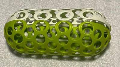 Dishwasher basket for bottle parts