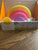 Brand new sun squad, rainbow mist sprinkler from Target attaches to standard garden hoses