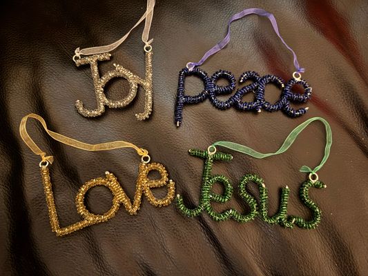 Micheals Christmas Tree Ornaments- 4pcs