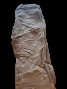 Baleno taupe leggings with a silver star pattern. 7-8