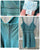 Jun & Ivy spaghetti strap cocktail dress Teal w open detail at waist & back zipper Women's - M