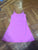 Girls pink athletic wear dress sports bra inside Sz 7/8 7-8
