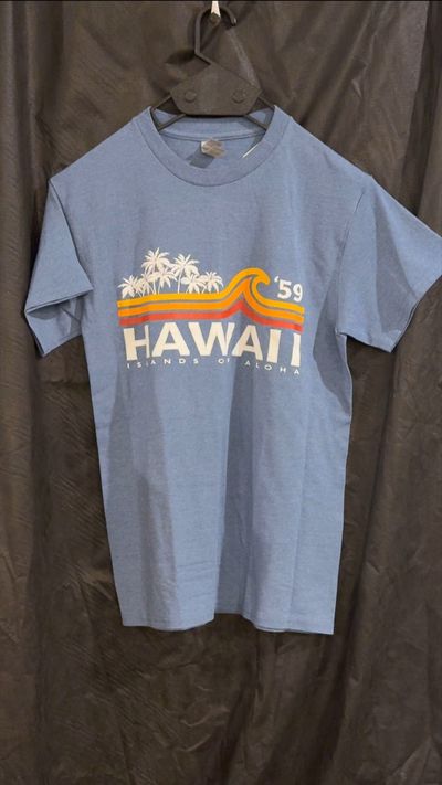 HAWAII SIZE - M BLUE HAWAII SHIRT 14-16