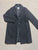 Gap Black classic lined coat. Pockets. Women's - S