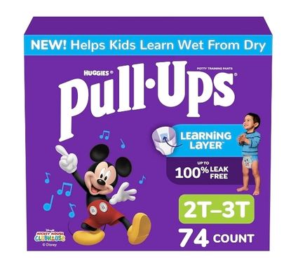 Pull ups 2t-3t 74 count Brand New in Box
