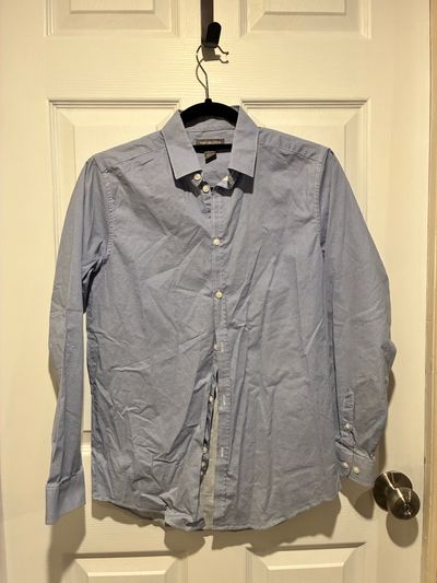 Van Heusen button down blue blue button down 14-16