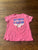 Under Armour, DC comics, Collab pink T-shirt, Youth medium 7-8