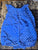Blue/white polka dot romper  6-12 Months