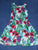 Dotdot Smile Cactus flower summer dress 2T