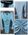 Streetwear society LS dress Baby blue w cinched chest & open midriff Junior S - 3