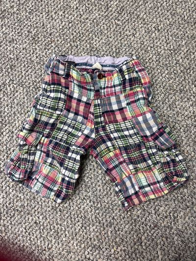 Crewcuts Plaid shorts boys 7-8