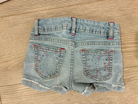 Sonoma Jean shorts with butterfly bedazzle jean/denim shorts with some butterfly bedazzle on back pockets 5T