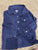 Old Navy long sleeve button down shirt Navy 12-18 Months