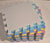 18 Piece 12"x12" Foam Tiles 6ft x 3ft area. pink, blue, yellow, green, white