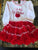 Koala Kids long sleeved onesie dress Daddy valentine 9-12 Months