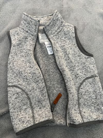 Carters Zip up vest 24 Months