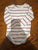 Janie and jack Blue and red stripe long sleeve onesie 6-12 Months