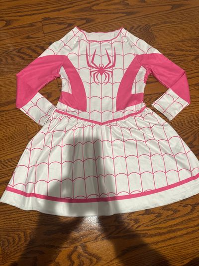 SHEIN Pink spider woman polyester dress 4T