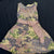 Children's place Purple flower lace overlay dress 6T/6