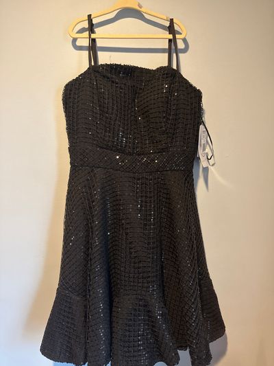 Violet Weekend Retail: $99.00 NEW 5/6 black shirt dress w/ sequin Women's 6