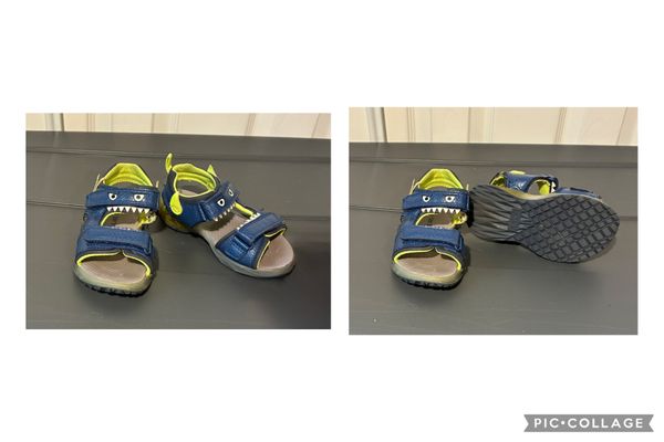 Carters Monster, open toed sandals with straps 8 (Toddler)