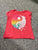 Childrens place Pink shirt sleeve ying yang tshirt 7-8