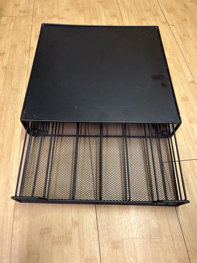 Keurig K Cup Holder Stand with pull out drawer aprox 12in square