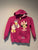 Disney Zip up hoodie pink Minnie & Daisy best friends 7-8