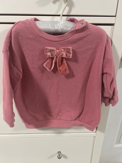 H&M Pink sweater 12-18 Months