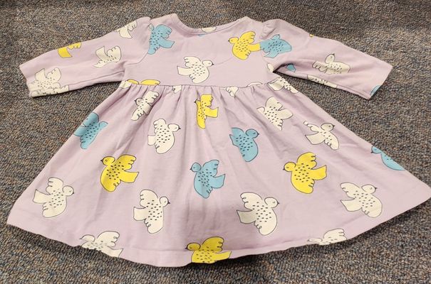 M&S Long sleeve dress 3-6 Months