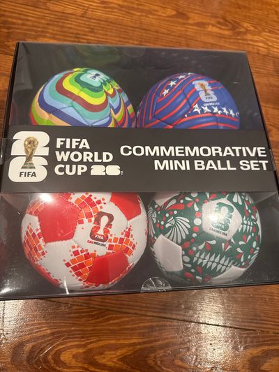 FIFA NEW fifa World Cup 2026 mini ball set retails for $75