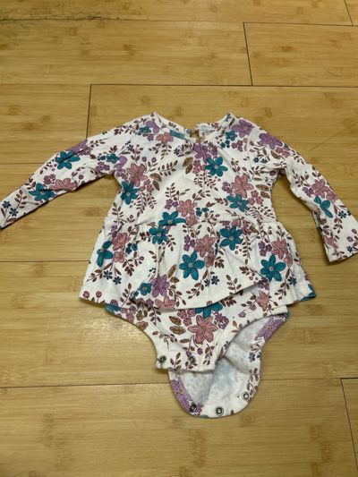 Carters Floral skirt onesie 18 Months