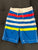 Gapkids Blue white and neon boys swim trunks 7-8