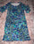 Lilly Pulitzer 3/4 sleeve xxs blue tropical dress Women's - XS