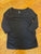 H&M Black 3/4 sleeve shirt Women's - S