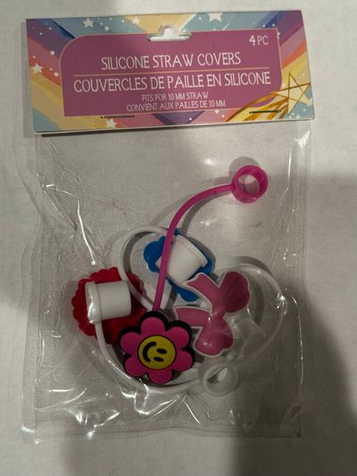 Brand New Silicone Straw Covers Brand New Silicone Straw Covers