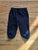 Footed Black Pants  3-6 Months