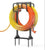 Garden hose stand that goes in the ground. brand new black metal. no hose included
