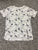Basic editions Grey and black palm tree shirt 6T/6