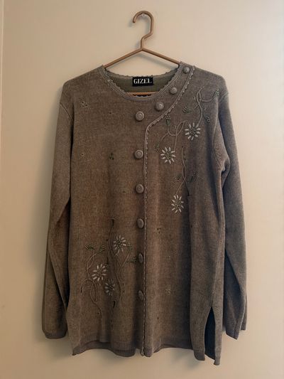 Gizel Olive Green Sweater One Size Fits All Women's - L