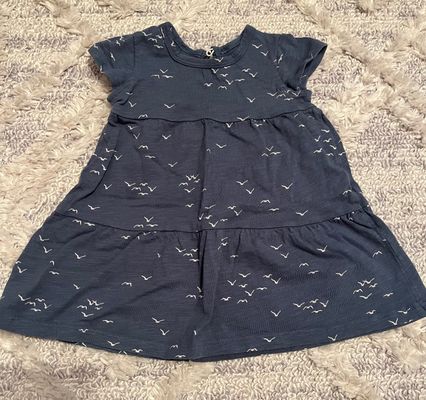 Little Co dress Size 9m. Excellent condition. Navy with white design SFPF home 9 Months