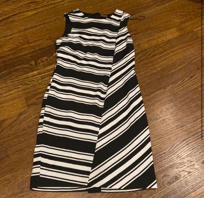 Vince Camuto Black and white dress Women's 6