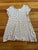 Puella Tunic  length. Flattering design. Tan orange white stripes.  SS Women's - S