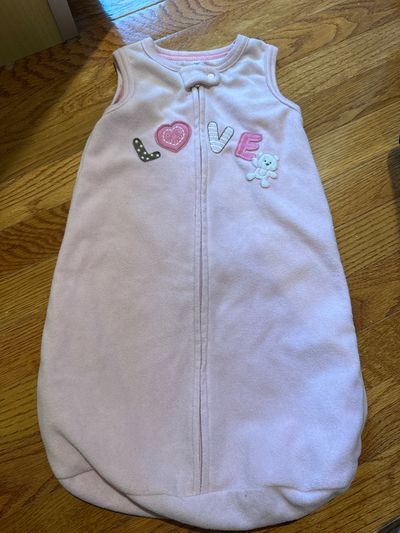 Carters Size 0-9 months pink sleep blanket sack 6-9 Months
