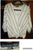 WEST KAI DRESS TOP STRIPED FAUX WRAP Women's - L