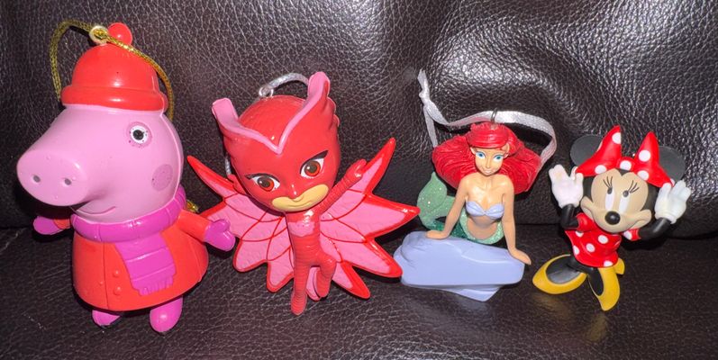 Disney Asst. Disney Holiday Ornaments- 4pcs