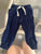 Carter's navy blue pants with drawstring 18 Months