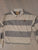 Thereabouts White and gray long sleeved striped shirt with heart 4T