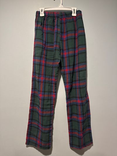 5 below Flannel navy blue, black, green, red plaid Men's - S