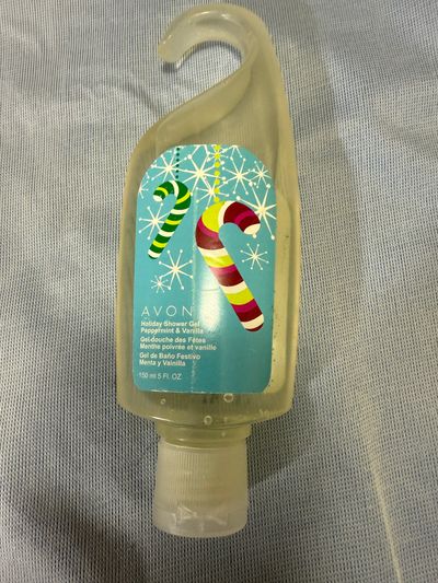 Avon 5 ounce peppermint, vanilla body wash
